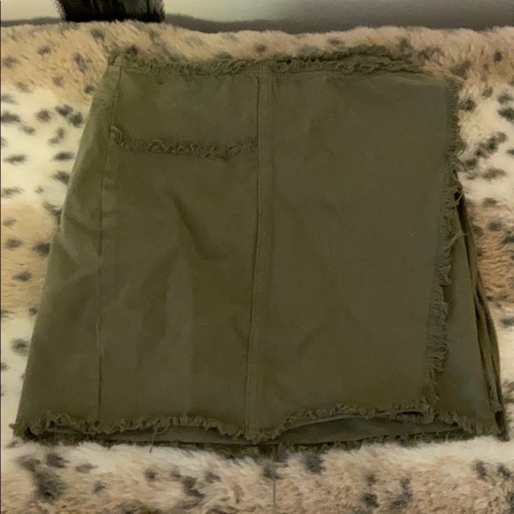 Wrap Mini Skirt